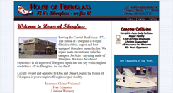 Desktop Screenshot of houseoffiberglass.com